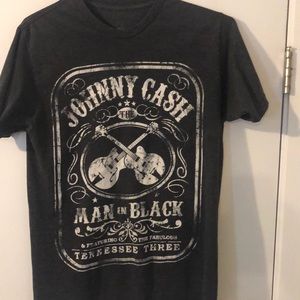 Vintage Johnny Cash black t-shirt size medium